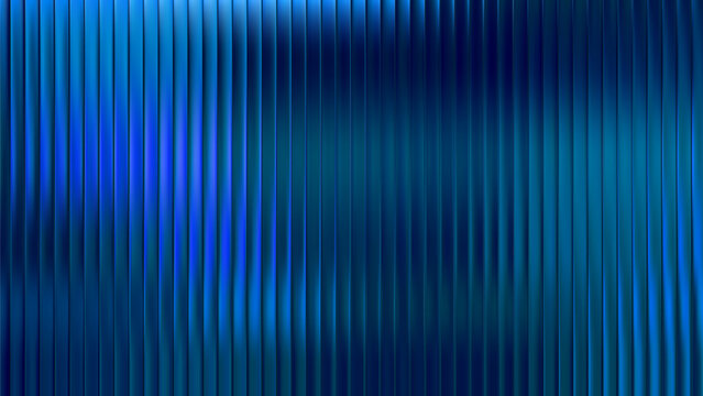 Blue reeded neon and fractal glass gradient with background ribbed corrugated. Bg render pastel and blue stripe iridescent with light graphic reeded. Wavy blue futuristic and window fractal.