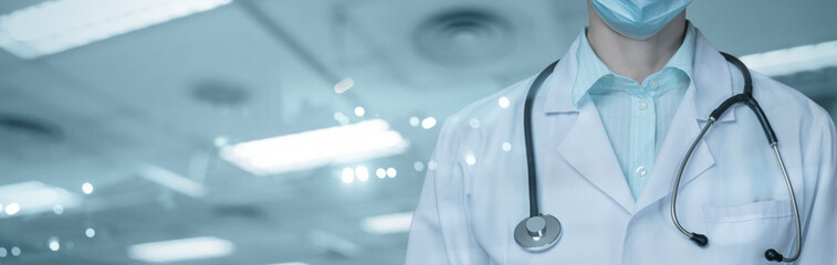 Modern clinic staff.