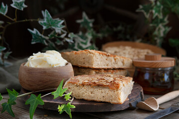  Homemade Bannock - traditional Scottish, Irish holiday oatmeal flatbread