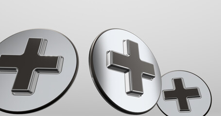 Obraz premium 3d plus signs