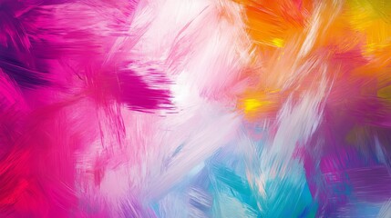 Colorful abstract background created with paint brush techniques and generative AI to showcase vivid patterns and textures in modern digital art