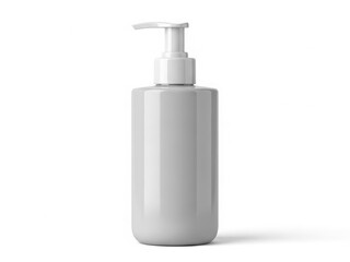 Fototapeta premium Minimalist soap dispenser on white background