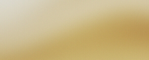 Abstract glowing golden grainy background noise texture gradient shape design wallpaper backdrop banner poster header. Glittering surface with warm luxurious shimmer and elegance.