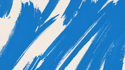 An abstract blue grunge design featuring paint brush strokes that blend sky and water textures into a cloudy summer pattern for a weathered nature wallpaper