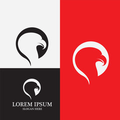 Falcon Logo Template vector