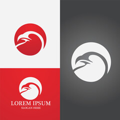Falcon Logo Template vector
