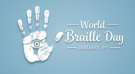 World Braille Day Celebration Poster