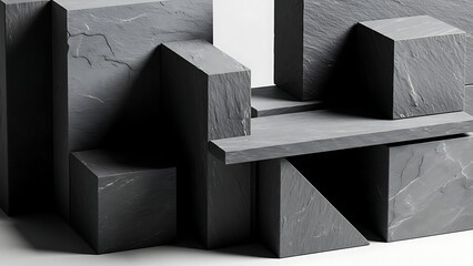 Abstract stone sculpture