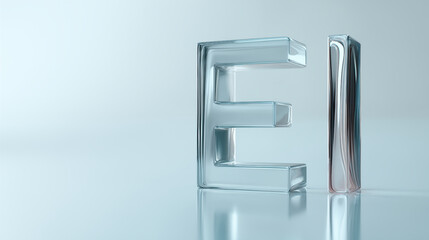 A three-dimensional "EI" icon representing Embodied Intelligence, IT and technology concepts in a modern abstract design