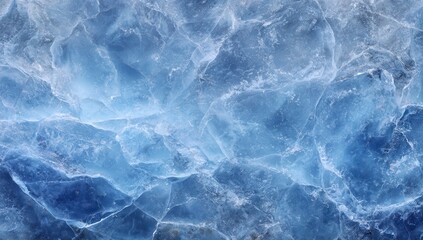 Obraz premium High quality photo of Blue ice texture background