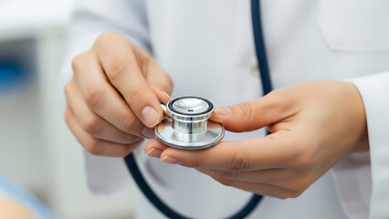 Medical Checkup Concept with Stethoscope