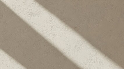 Sunlight casting diagonal shadows across a textured beige wall, creating a minimalist and serene backdrop for design and content