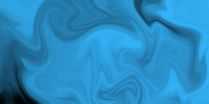 Abstract colorful Acrylic pour Liquid marble surfaces Design. Liquify Swirl black and blue Color Art Abstract Pattern black and blue marble texture. glossy liquid acrylic paint texture background