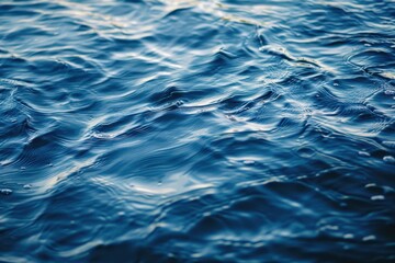 Deep Blue Ocean Waves