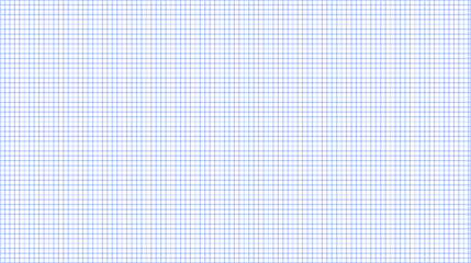 Blue graph paper texture isolated on transparent background