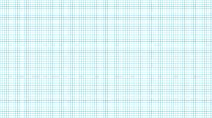 Light blue graph paper grid isolated on transparent background