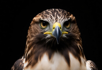 Close-Up of a Raptor with Sharp Focus