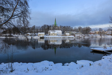 River Nidelva in Trondheim, Norway