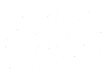 Snowflakes falling gently in transparent background