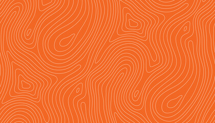 Pattern salmon bg with tuna seamless meat and texture line sushi. Fish backdrop fillet with japanese pattern repeat and package orange gourmet. Abstract graphic pattern with illustration. © RDVector