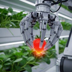 Robot Harvesting Strawberry in Greenhouse Environment.