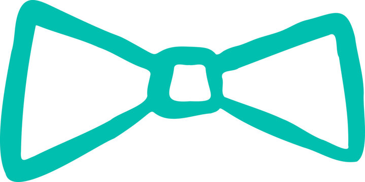 Bow Tie Hand Drawn Doodle