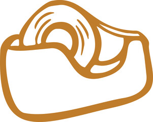 Hand Drawn Tape Dispenser