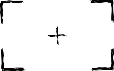 Hand Drawn Viewfinder Frame