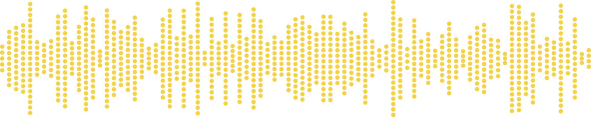 Abstract Dotted Sound Wave
