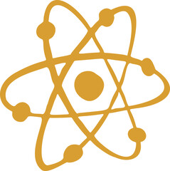 Atom Hand Drawn Doodle