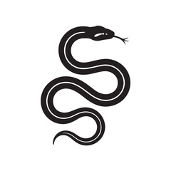 Fototapeta premium Snake line art (3).eps