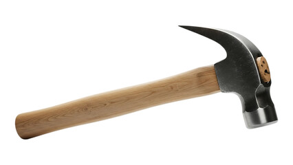 High quality axe with wooden handle and metal head displayed against a white background for construction or carpentry projects