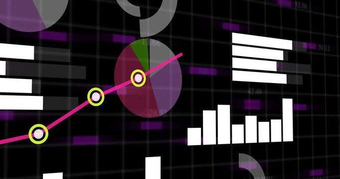 Dynamic stock performance animation video