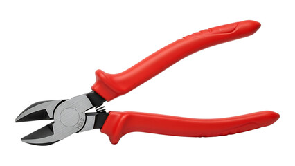 High quality red handled diagonal cutting pliers for precise wire cutting and gripping tasks in various industries and DIY projects requiring reliability and durability
