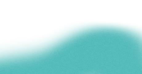 Soft teal gradient overlay with smooth bottom fade, subtle grain texture and transparent background for modern clean design
