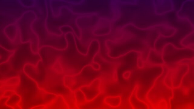 Abstract animated gradient background inspired by love and liberty, blending rich red, ruby, and violet tones. Smooth liquid-like textures ripple and flow continuously.