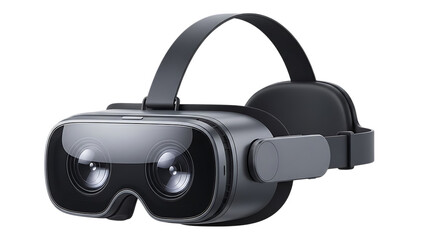 Oculus vr headset device isolated on transparent background