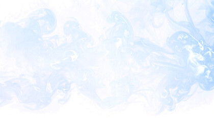 Close Up Of White Clouds In A Soft Blue Sky.