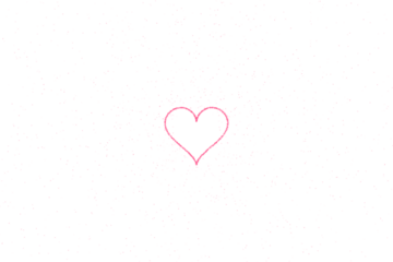 Pink glitter heart with sparkling particles creating a romantic and festive atmosphere isolated on transparent background