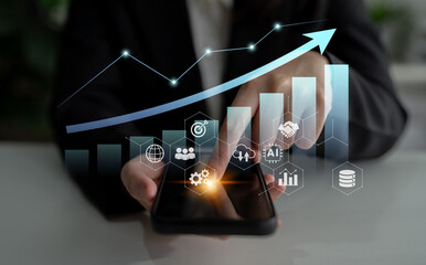 Business growth strategy supports performance analysis, identifies trend patterns, and drives long-term sustainable development Parse