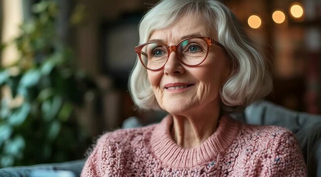 portrait of senior woman