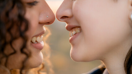 Young couple celebrating love and diversity