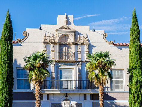 Historic Hotel in Downtown, Marfa, Texas, USA
