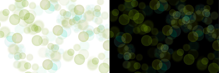 Obraz premium Green Bokeh lights abstract background
