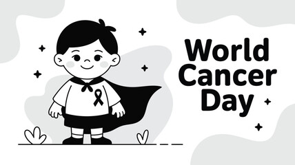 Celebrating world cancer day with hope Vector