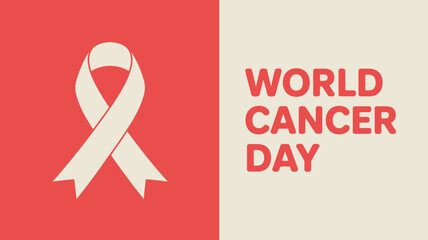 Celebrate world cancer day Vector