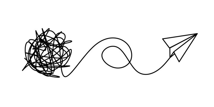 solution icon of difficulty, illustration of overcoming problems