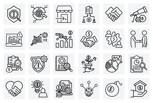 Corporate Strategy And Business Development Concepts For Growth, Planning, And Risk Management In Professional Presentations And Reports