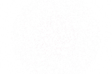 Scattered red and pink particles creating an abstract festive overlay on a transparent background