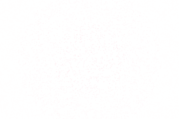 Scattered red and pink particles creating an abstract festive overlay on a transparent background